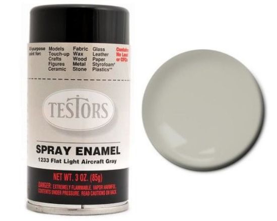 Picture of 3oz. Spray Finishing Enamel Flat Light Aircraft Grey
