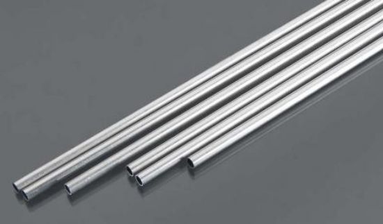 Picture of K & S 1111 Single Piece of Round Aluminum Tube 3/16x36