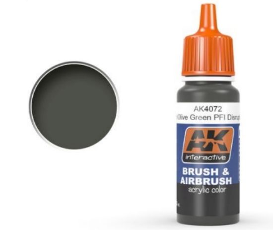 Picture of Khaki Green Acrylic Paint 17ml Bottle