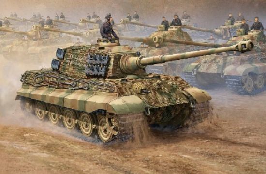 Picture of Trumpeter - 910 1/16 German King/Tiger Tank - Plastic Model