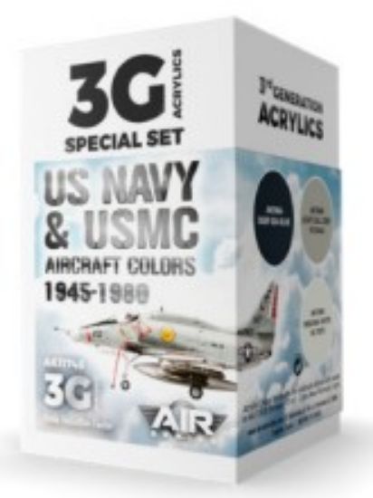 Picture of Air Series: US Navy & USMC Aircraft 1945-1980 Acrylic Paint Set (3 Colors) 17ml Bottles