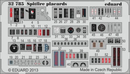 Picture of Airplane Model Kit - Spitfire cupboards- 1:32 -Eduard