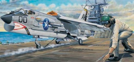 Picture of Airplane Model Kit - Vought F-8E Crusader- 1:32 -Trumpeter
