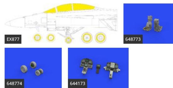 Picture of 1/48 Aircraft- EA18G LooKplus for MGK (Photo-Etch & Resin)