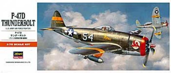 Picture of P-47D Thunderbolt, 1/72 by Hasegawa, Model Airplane