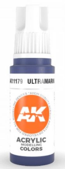 Picture of Ultramarine Acrylic Paint 17ml Bottle