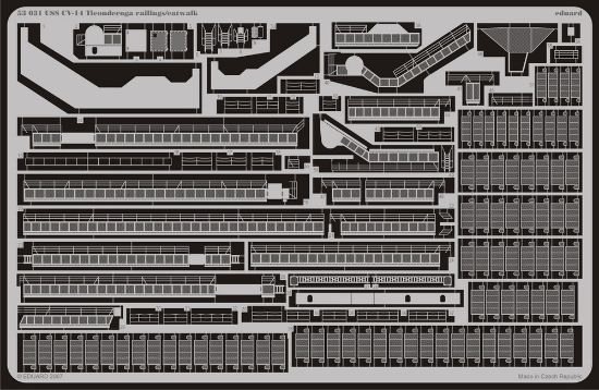 Picture of USS CV-14 Ticonderoga railings/catwalk (designed to Be A