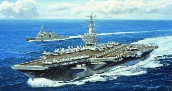 Picture of USS NIMITZ CVN-68, 1/700 by Trumpeter, Model Ship