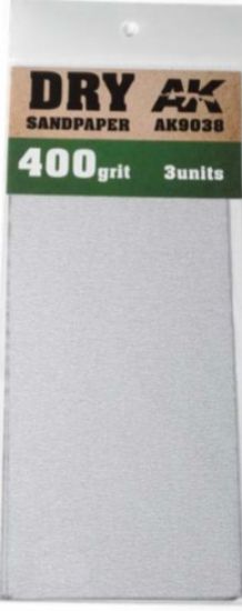 Picture of Dry Sandpaper Sheets 400 Grit (3)