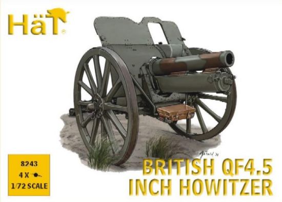 Picture of Model Figures - WWI British Q45 Howitzer- 1:72 -HAT Industrie