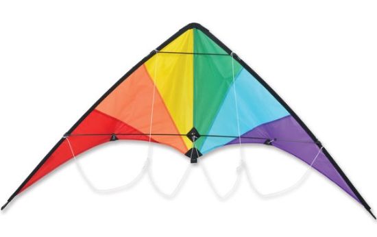 Picture of 46â€x21â€ Rainbow Zoomer 2.0 Delta Stunt Polyester Kite