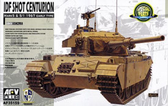 Picture of AFV Club IDF Shot Centurion MK 5, 5/1 1967 Early Tank -- Plastic