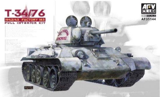 Picture of AFV Club T34/76 Mod 1942/43 No.183 Full Interior Tank -- Plastic