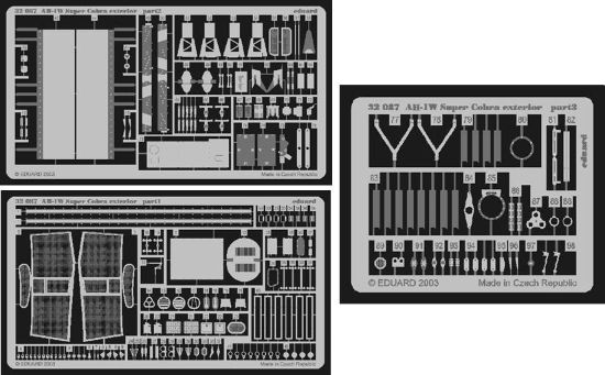 Picture of Eduard Models Ah1w Super Cobra Exterior for Academy -- Plastic Model