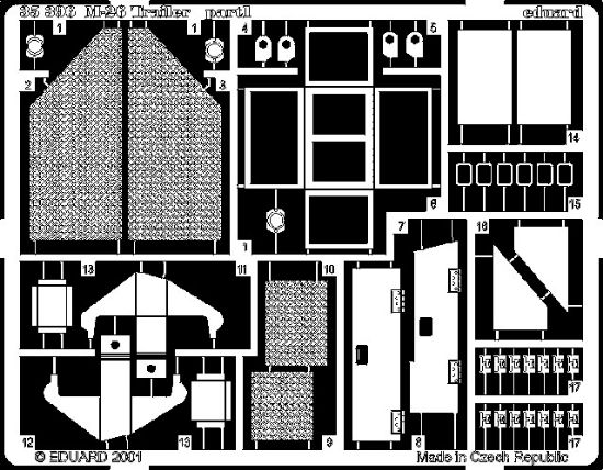 Picture of Eduard Models Armor- M26 Trailer -- Plastic Model Vehicle Accessory