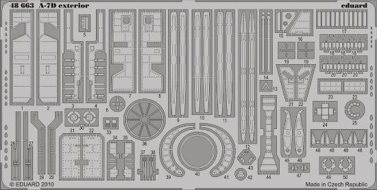 Picture of Vought A-7D Corsair Exterior (designed to Be Used with M