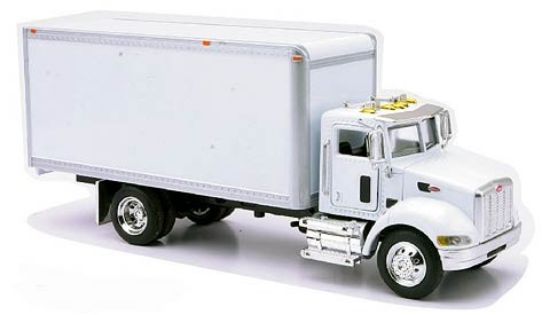 Picture of NewRay 1/43 Utility Peterbilt 335 Box Truck White
