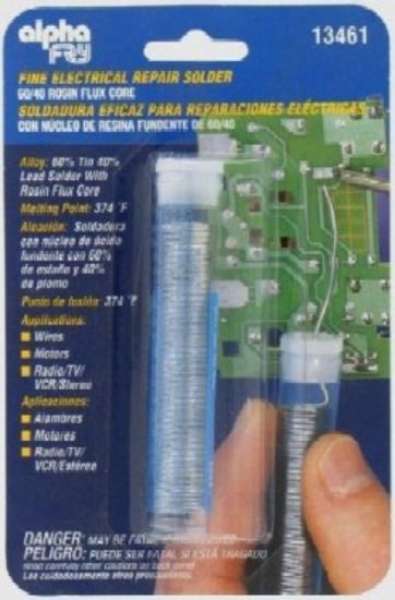 Picture of 60/40 .032 Dia. Rosin Flux Core Soldier .50oz (Cd) (Alpha)