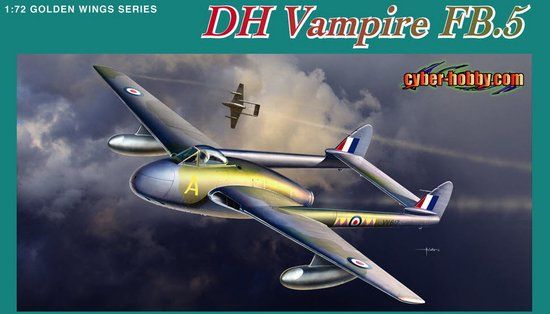 Picture of Cyber Hobby 1/72 fighter-bomber Vampire FB.5