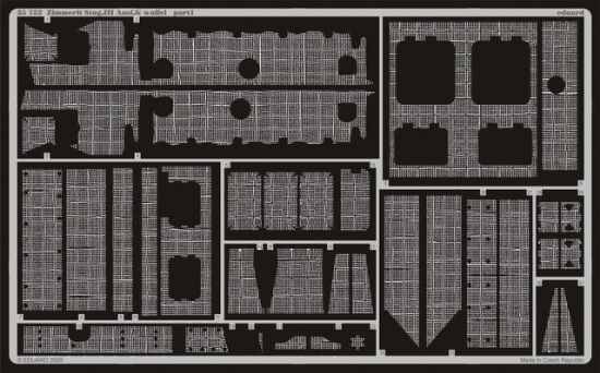 Picture of Eduard Accessories - Sturmgeschutz III Ausf.G Zimmerit (waffle) (designed to