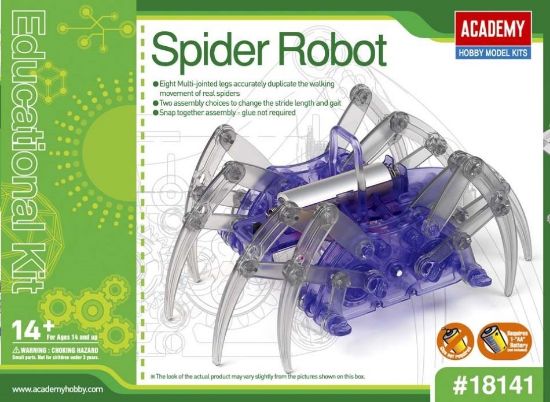 Picture of Educational Kit: Spider Robot (Approx 6"W) (Snap)