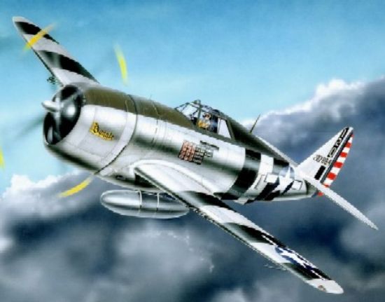 Picture of P-47D Razorback USAF, 1/32 by Trumpeter, Model Airplane