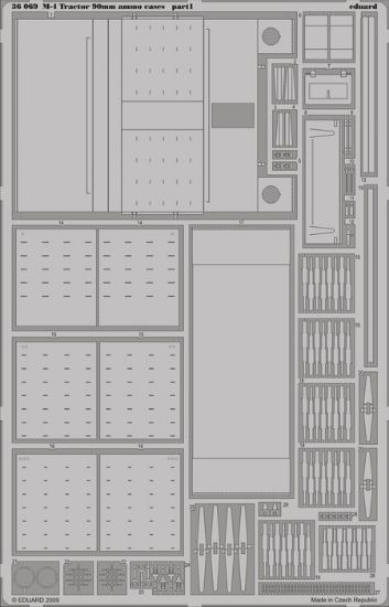 Picture of German Ammunition Boxes- 1:35 -Eduard