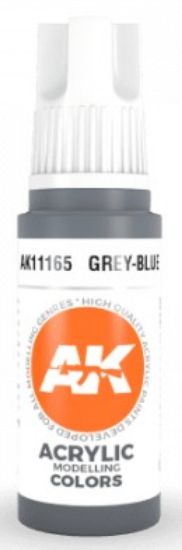 Picture of Grey Blue Acrylic Paint 17ml Bottle