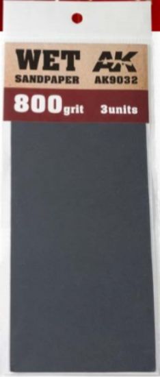 Picture of Wet Sandpaper Sheets 800 Grit (3)