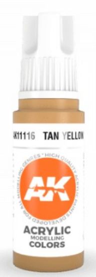 Picture of Tan Yellow Acrylic Paint 17ml Bottle