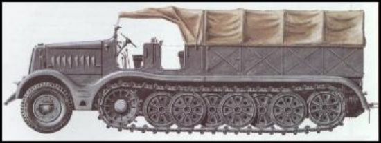 Picture of Trumpeter - Famo SdKfz 9 18-tonne Half-Track Type F3 1:72 scale