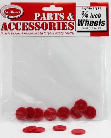 Picture of Guillow Accessory Pack 3/4" Plastic Wheel (8) GUI111