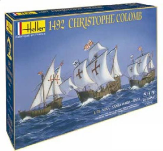 Picture of Heller Christopher Columbus Sailing Ship -- Plastic Model Sailing
