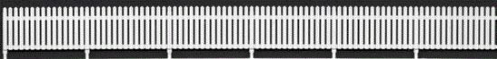 Picture of HO 4' x 6.5" Picket Fence (5)