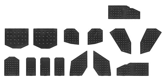 Picture of HO Assorted Rivet Plates (28)