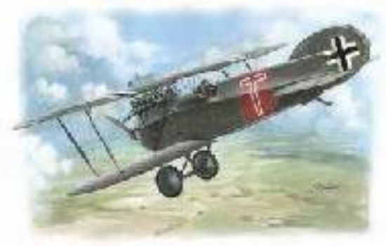 Picture of WWI Phonix D II Austro-Hungarian BiPlane Fighter -- Plastic Model Airplane Kit -- 1/48 -- #48036