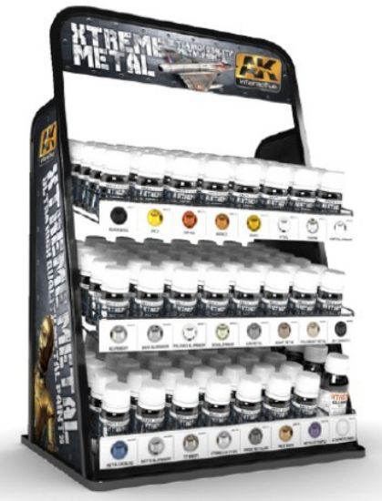 Picture of Xtreme Metal Paint Deal w/51006R Rack (3 each 23 colors & #470 cleaner)