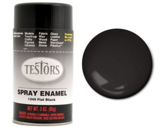 Picture of 3oz. Spray Finishing Enamel Flat Black