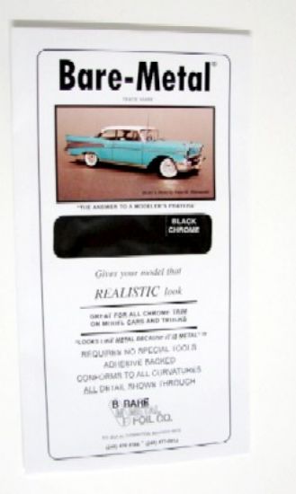 Picture of 6 x 11 Thin Sheet Black Foil