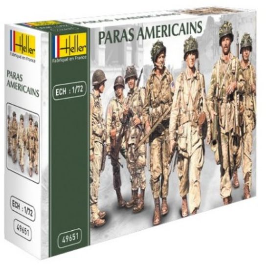 Picture of Heller US Paratroopers -- Plastic Model Military Figure Kit -- 1/72