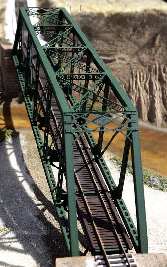 Picture of HO 150&amp;#39; Midwest Punch Plate Pratt Truss Bridge Kit