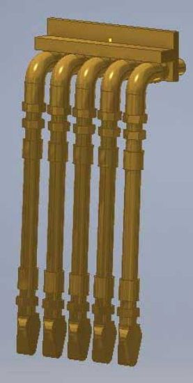 Picture of HO 5-Line MU Cables (2pr) (D)