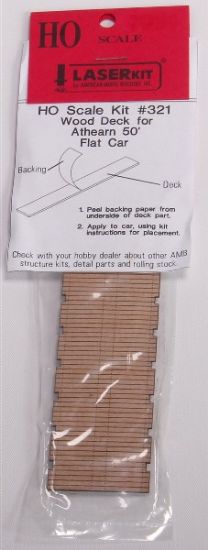 Picture of HO ATH 50' Flatcar Wood Deck