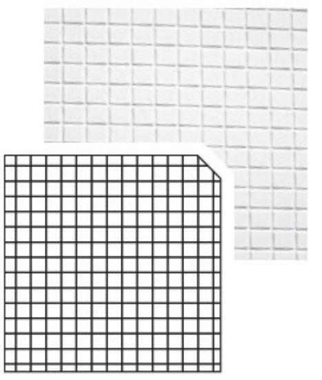 Picture of Square Pavement Big Brick Styrene Sheet 5mm 9.64"x7.68"