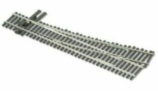 Picture of HO Code 83 Nickel Silver #5 Left Hand Turnout w/Electrified Frog