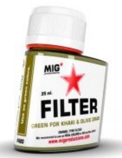 Picture of Enamel Green Filter for Khaki & Olive Green 35ml Bottle