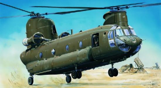 Picture of Trumpeter 1/72 CH-47D Chinook Helicopter 01622