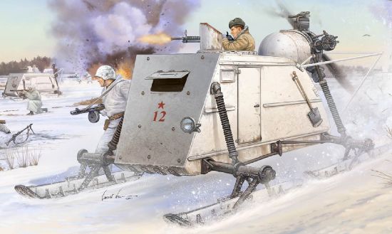 Picture of Trumpeter 2321 Soviet NKL-26 Armored Aerosan 1/35