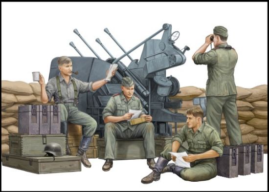 Picture of Trumpeter 432 1/35 German Anti-Aircraft Gun Crew TSMS0432