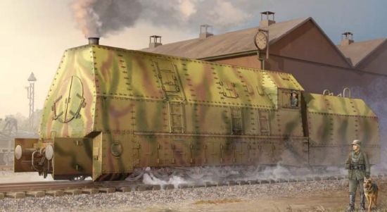 Picture of Trumpeter 1:35 - German Panzerlock Br-57 Amoured Locomotive